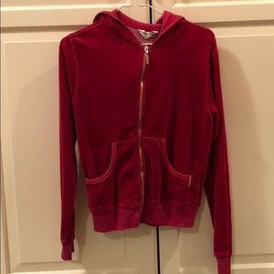 Hard Tail Velour Zip-up